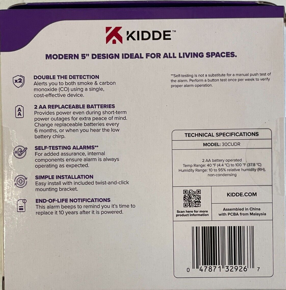 Kidde Detect Smoke + Carbon Monoxide Alarm