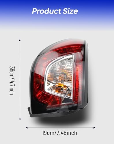 Tail Light 84266019 Compatible with 2013-2017 Chevy Traverse Left Driver Side