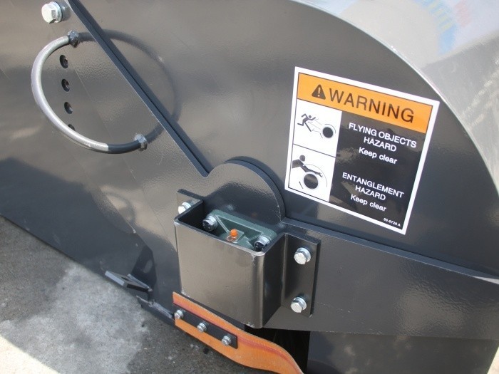 72" Hydraulic Skid Steer Pickup Box Broom Sweeper Bi-Directional Broom Bucket