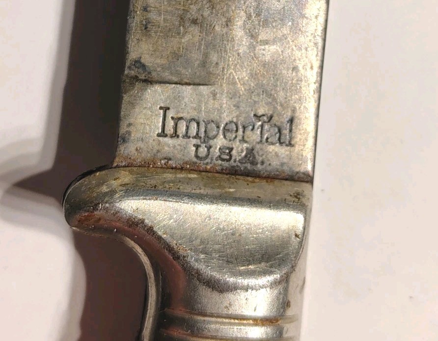 2 Vintage Imperial Fixed Blade Knives