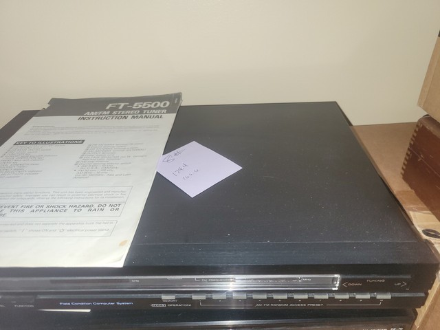 Hitachi FT-5500 Stereo Tuner - Pristine Condition