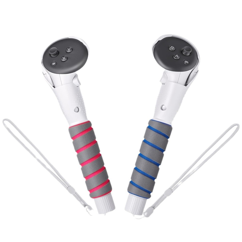 Controller Grips for Meta Quest 2/3/3S - Dual Handle Anti-Sweat Sponge Cover