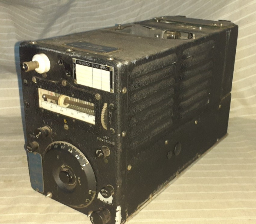 Vintage WWII T-21/ARC-5 5.3-7 MHz Range Aircraft Radio Transmitter, 1944