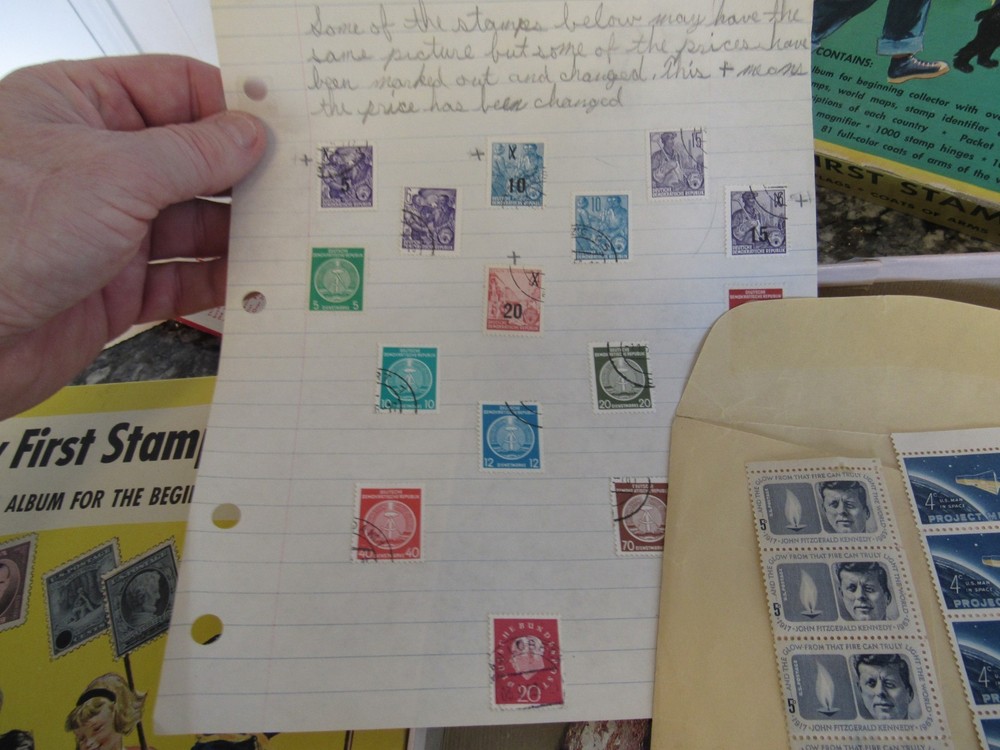 My First Stamp Album Vintage 1960 Minkus Publications Includes Many Stamps