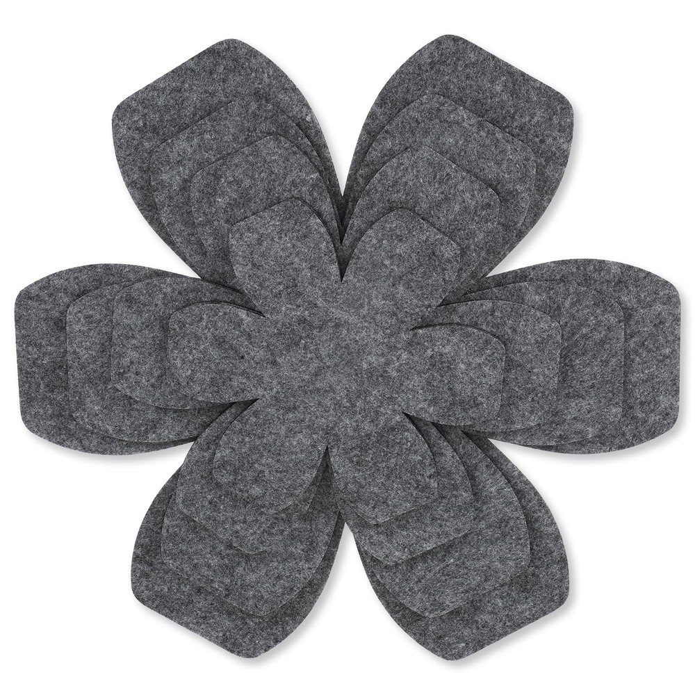 8-Piece Stackable Pot and Pan Separators with Felt Protectors, 4 Sizes