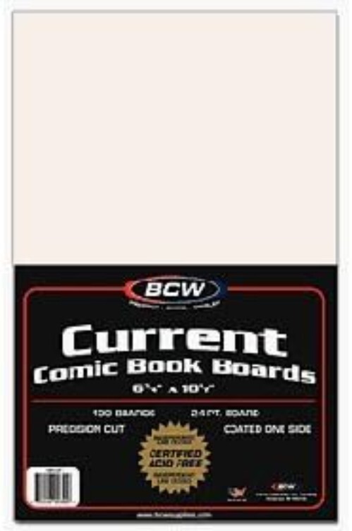 Premium Acid-Free Archival Current Comic Backing Boards - 5 Pack Comics