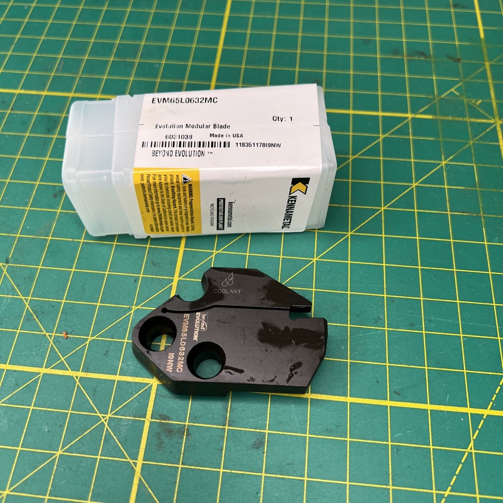 Kennametal 8mm Min Width x 32mm Max Depth EVM Left Hand Indexable Grooving Blade