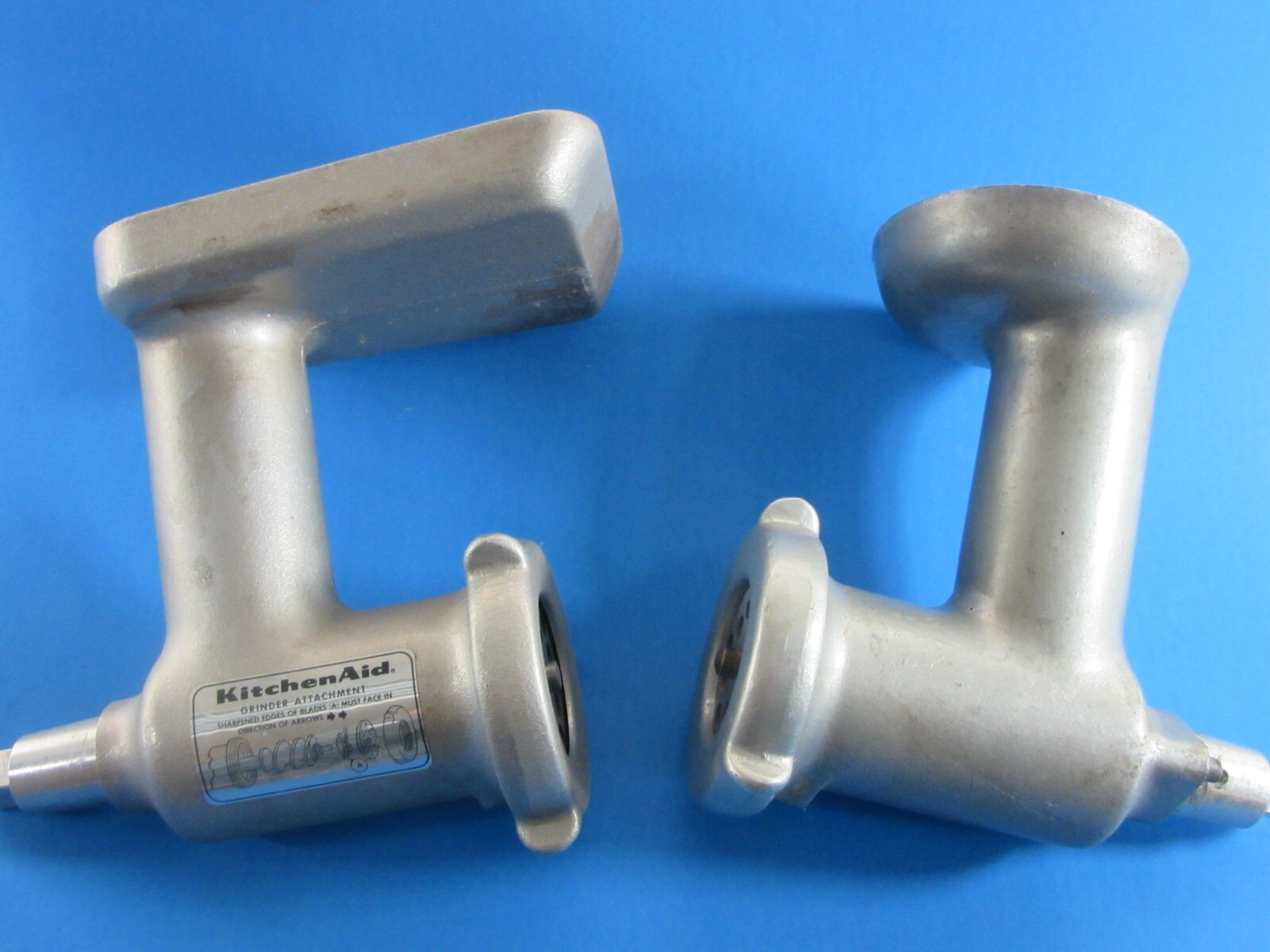 All 7 grind plates & knife for the Vintage Kitchenaid meat grinder