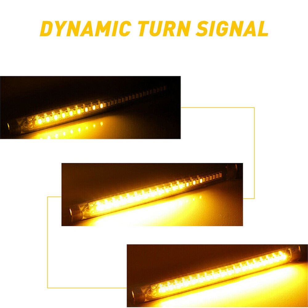 2 LED Tail light strip For Harley-Davidson Dyna Electra Glide Road Glide Softail