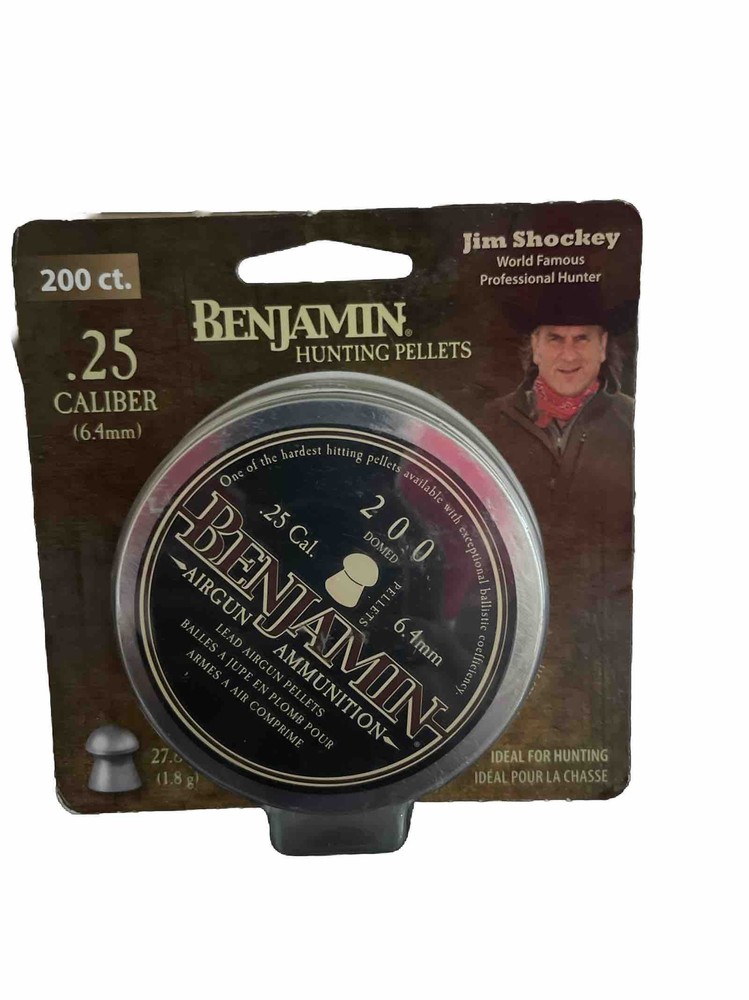 Benjamin .25 Cal 6.4mm Lead Pellets