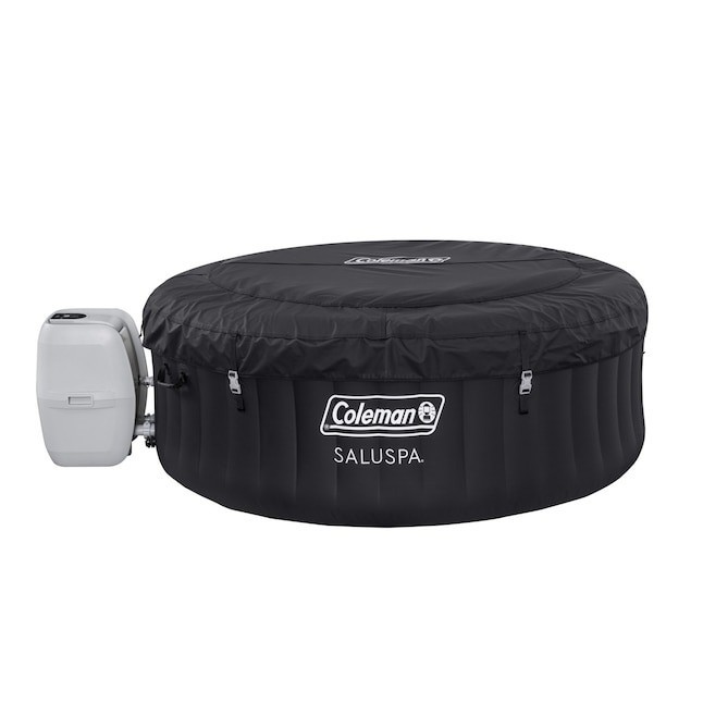 Coleman Miami AirJet Round Inflatable Hot Tub with EnergySense Cover Black/ SALE