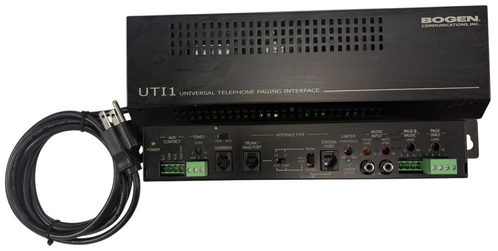 Bogen Communications UTI1 Universal Zone Telephone Paging System Controller
