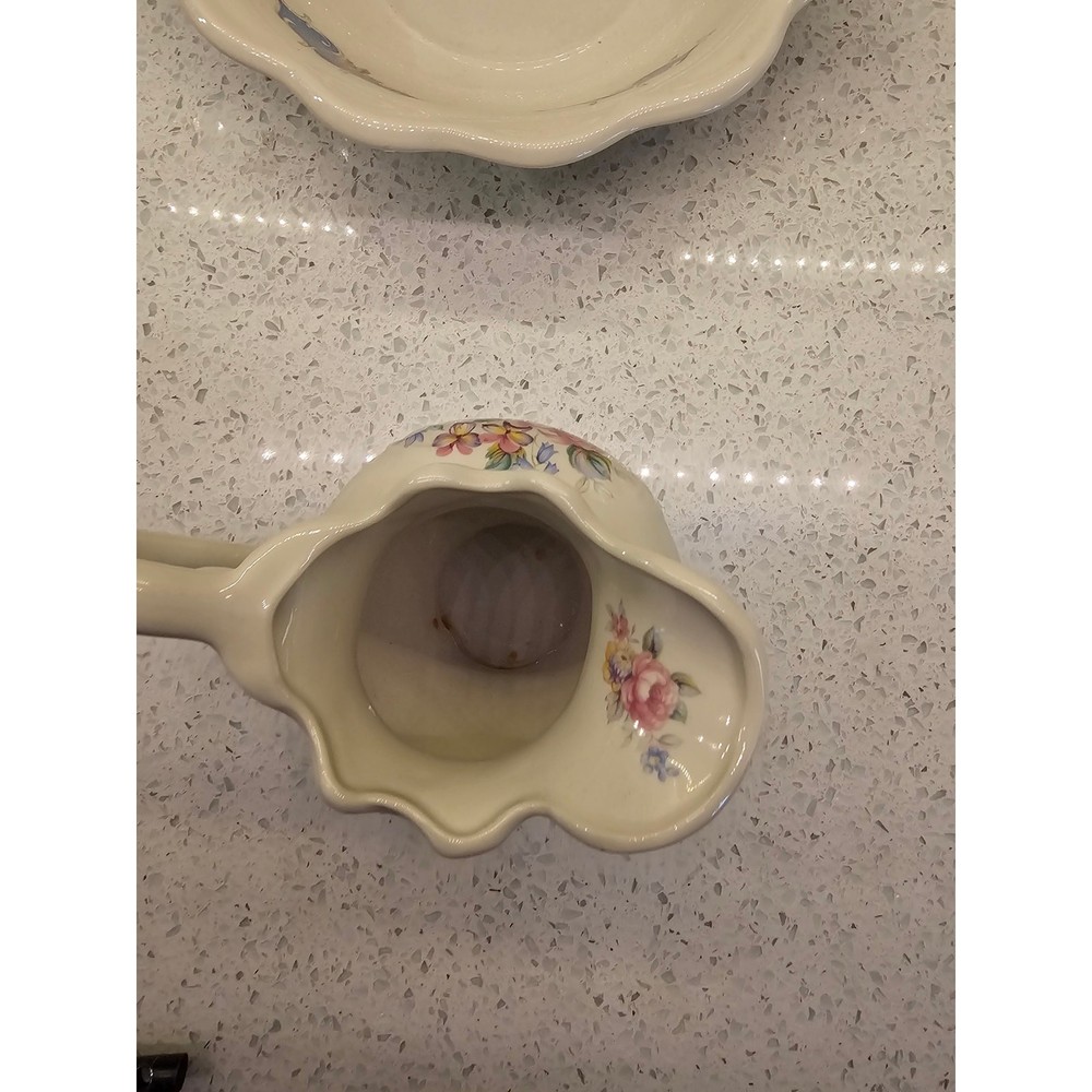 Ironstone Staffordshire Bowl and Pitcher