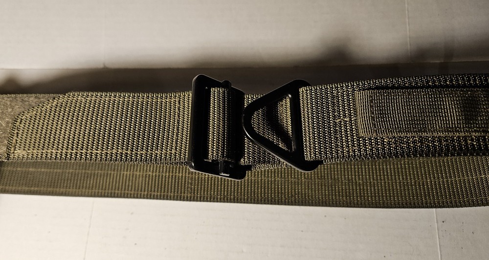 Wolf Tactical Belt 1 3/4" width Size Medium Green Excellent