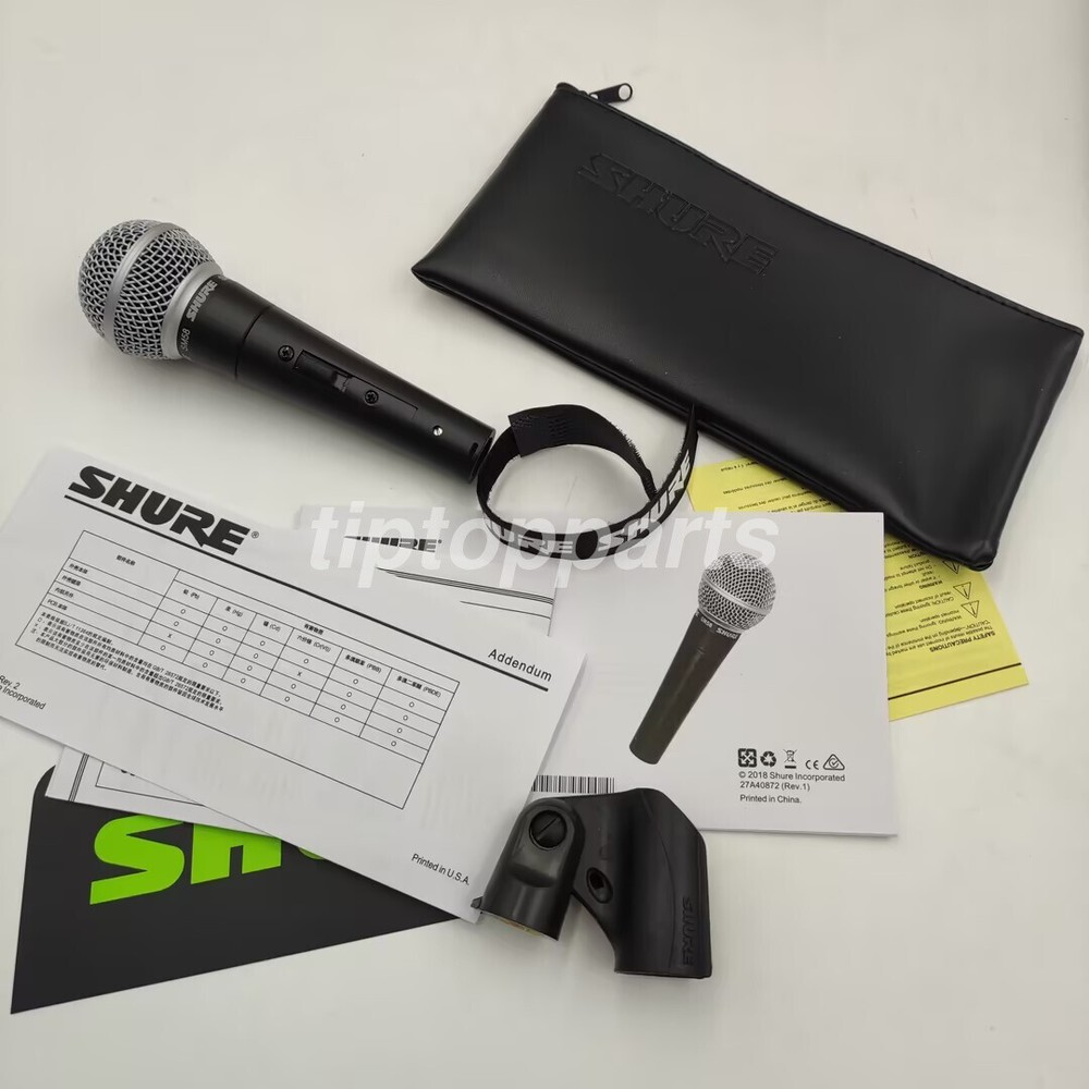 SM58S Dynamic Vocal Microphone With On/Off Switch