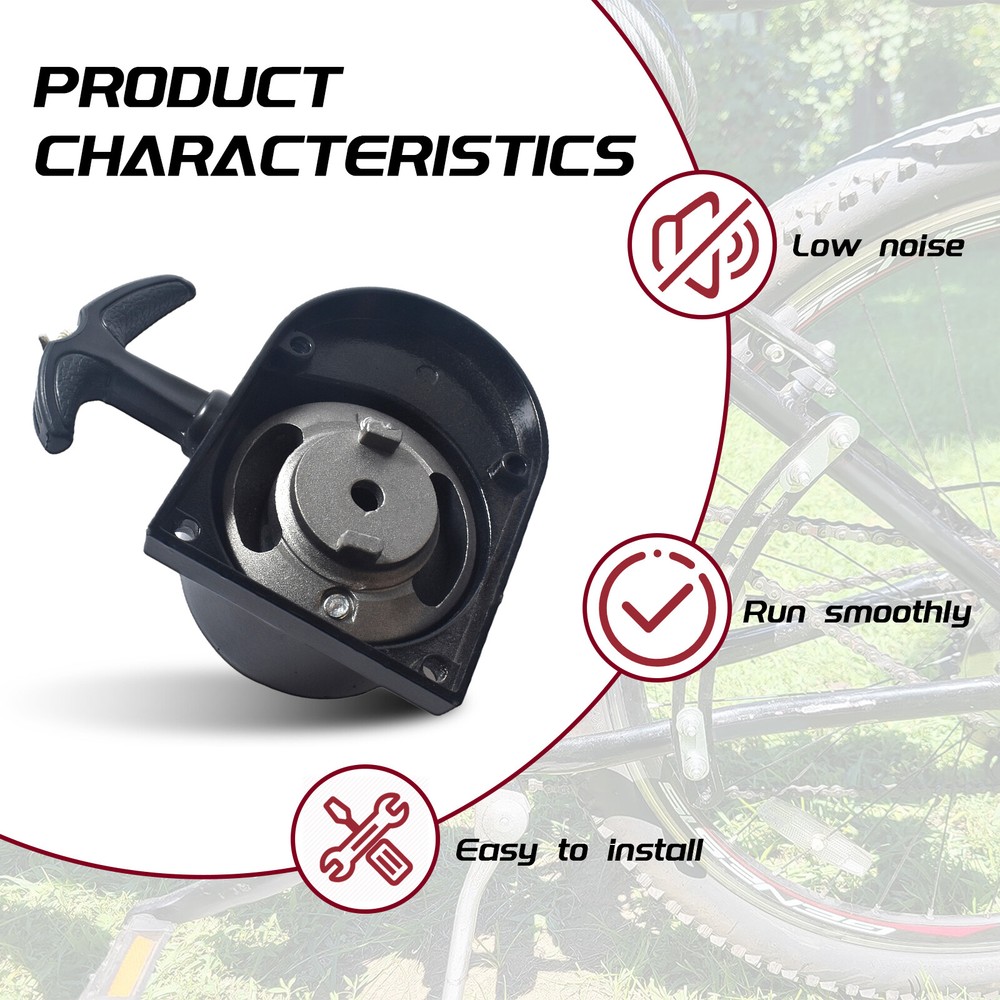 Alloy Starter Pull Start Starter for 49cc 50cc 60cc 66cc 70cc 80cc Motorized