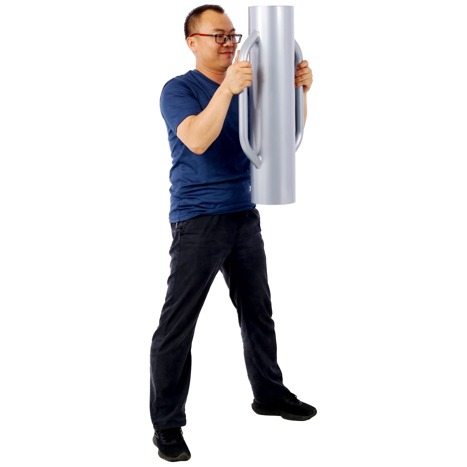 Heavy Duty Fence Post Driver Hand Post Pounder w/ Handle Wooden Post Hole Digger