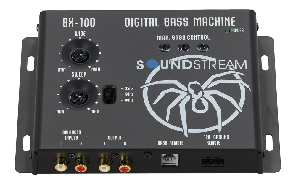 SOUNDSTREAM BX-10D DIGITAL Bass Reconstruction Sound Processor+(2) RCA Cables