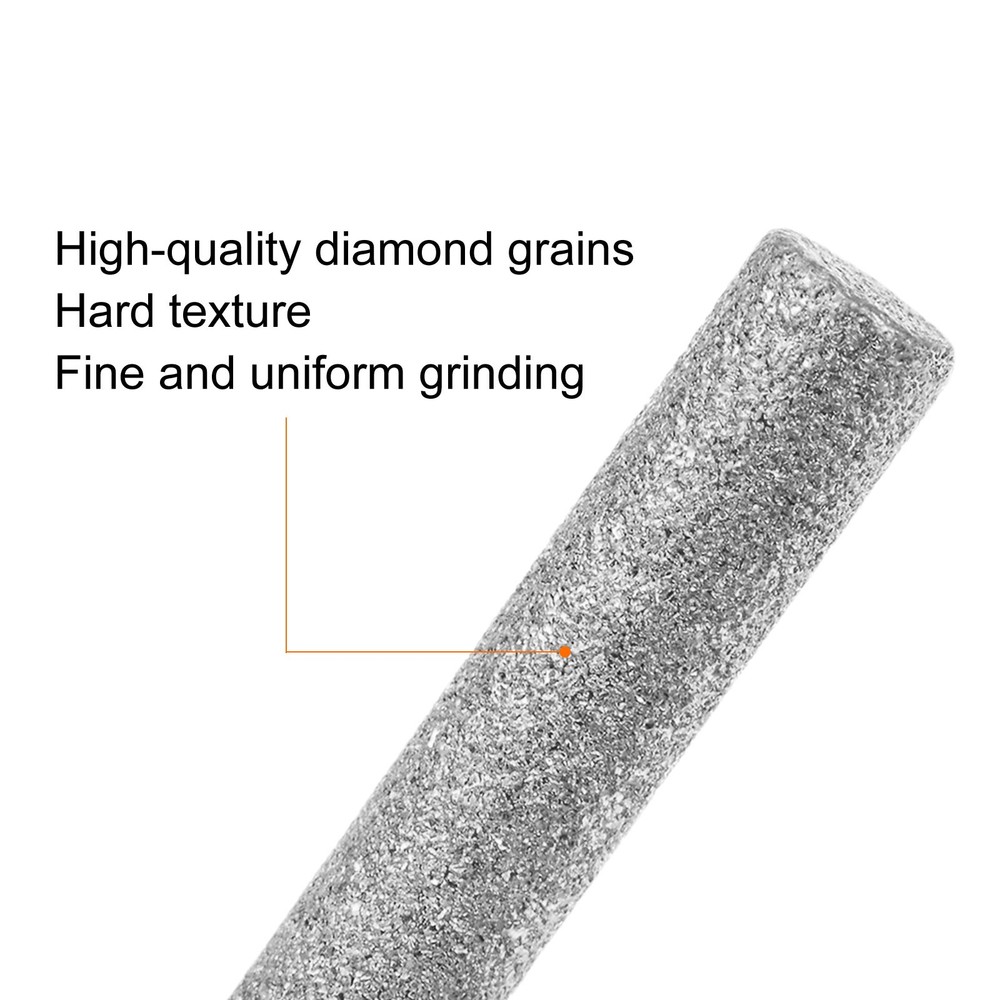 12pcs Diamond Coated Chainsaw Sharpener Bits 5/32" Chain Saw Grinder