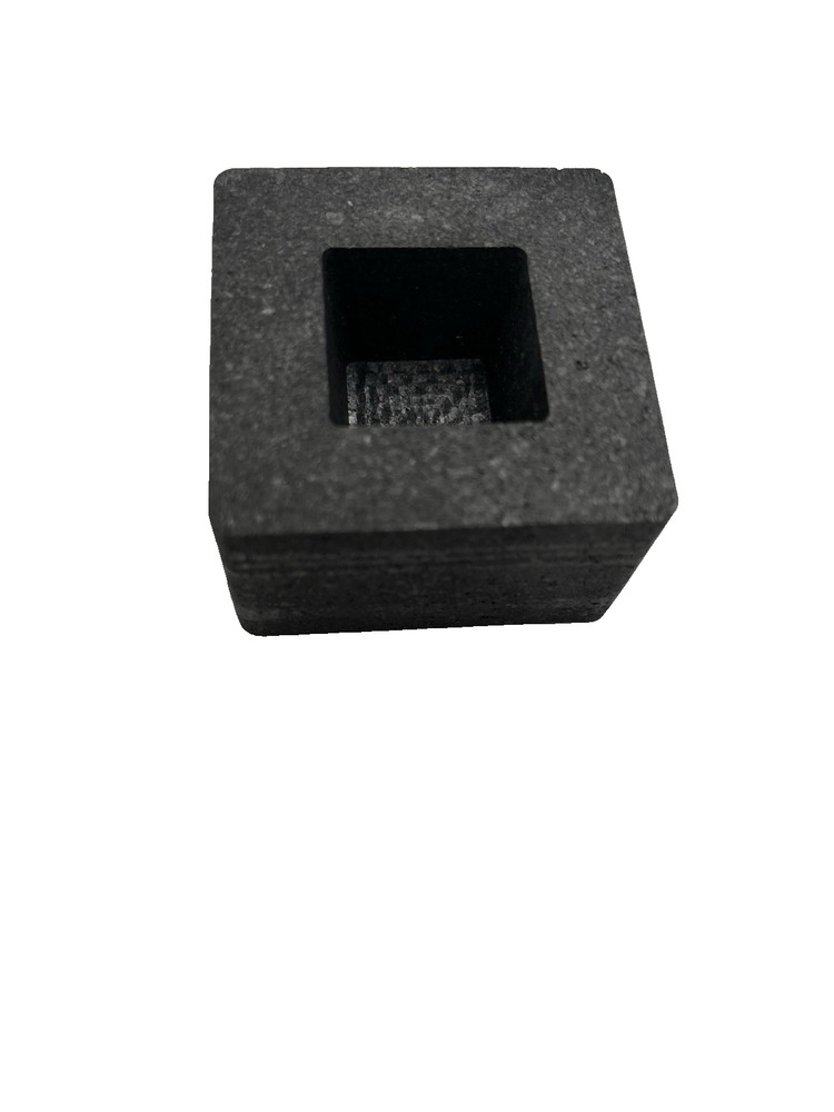 Graphite Ingot Mold For Casting 5 oz Gold Cube
