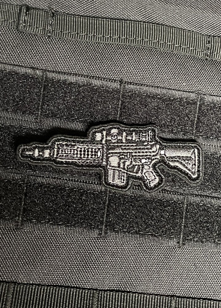 Sniper Rifle DMR Patch Gun Army Weapon COD PUBG Tactical Morale Hook Loop
