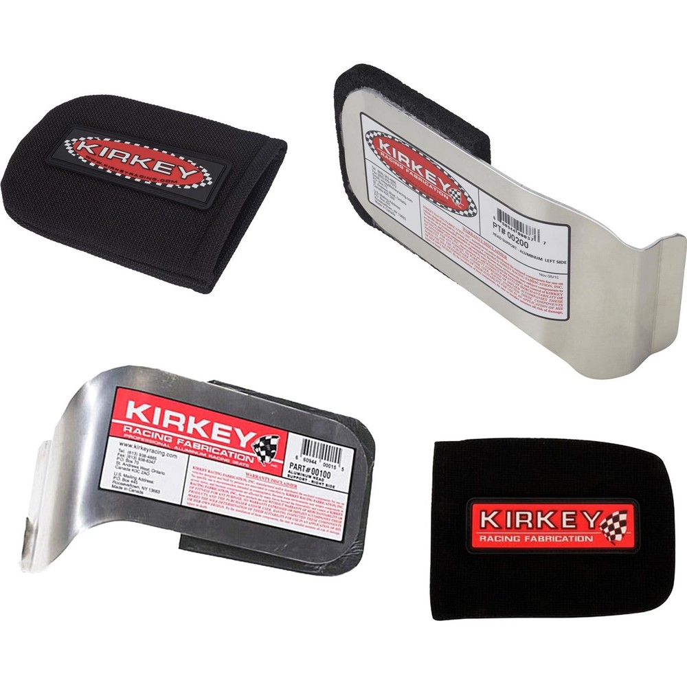 Kirkey Head Support With Black Covers, Right And Left