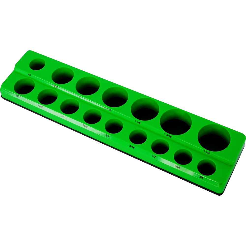 3 Piece SAE Magnetic Socket Organizers, Socket Organizers for Toolboxes