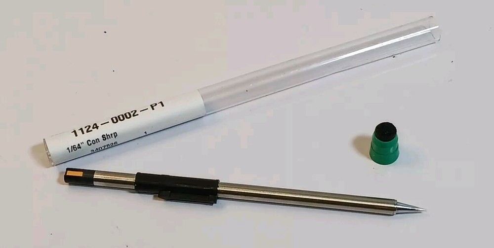 PACE 1124-0002-P1 Conical Sharp Solder Tip 1/64" 2 PACK! Microwave