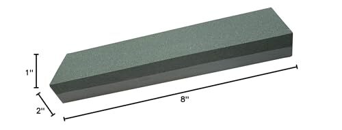 Aluminium Oxide Combination Sharpening Stone 8" x 2" x 1" for Kitchen Tools