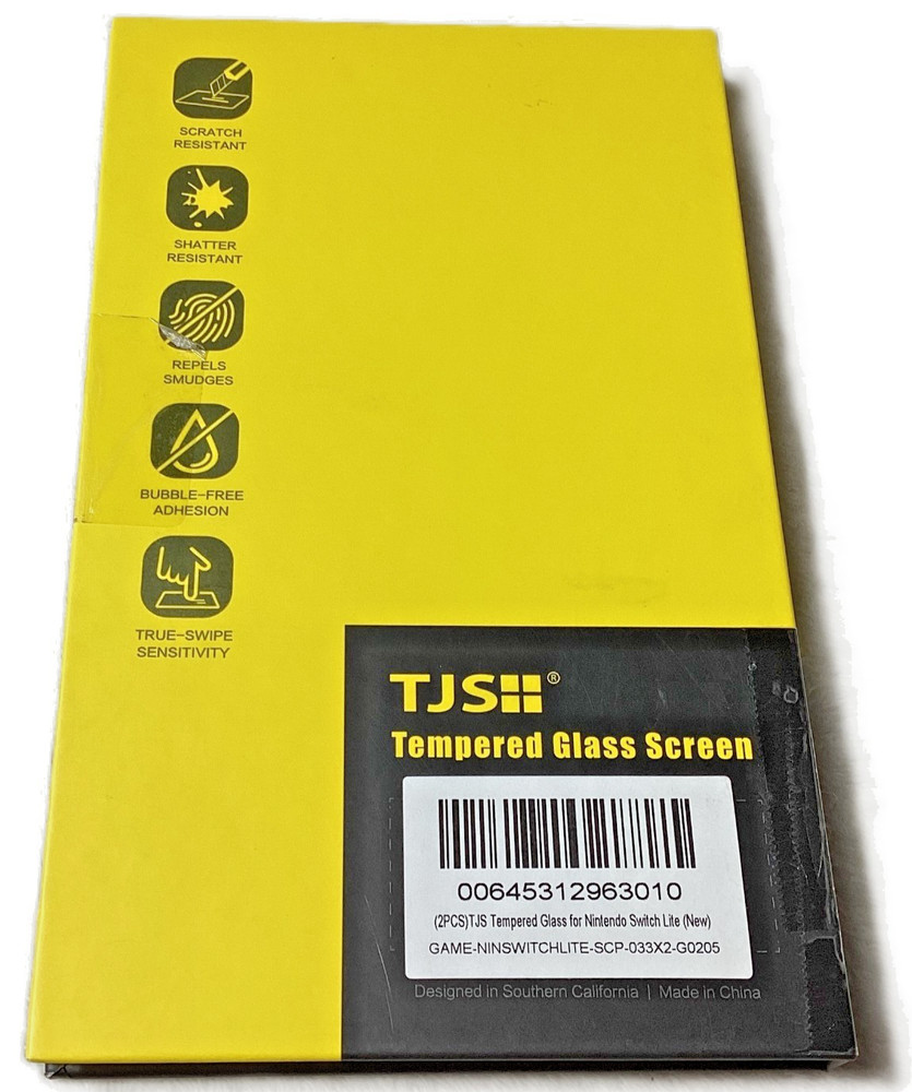 TJS Tempered Glass Screen Protector, Nintendo Switch Lite