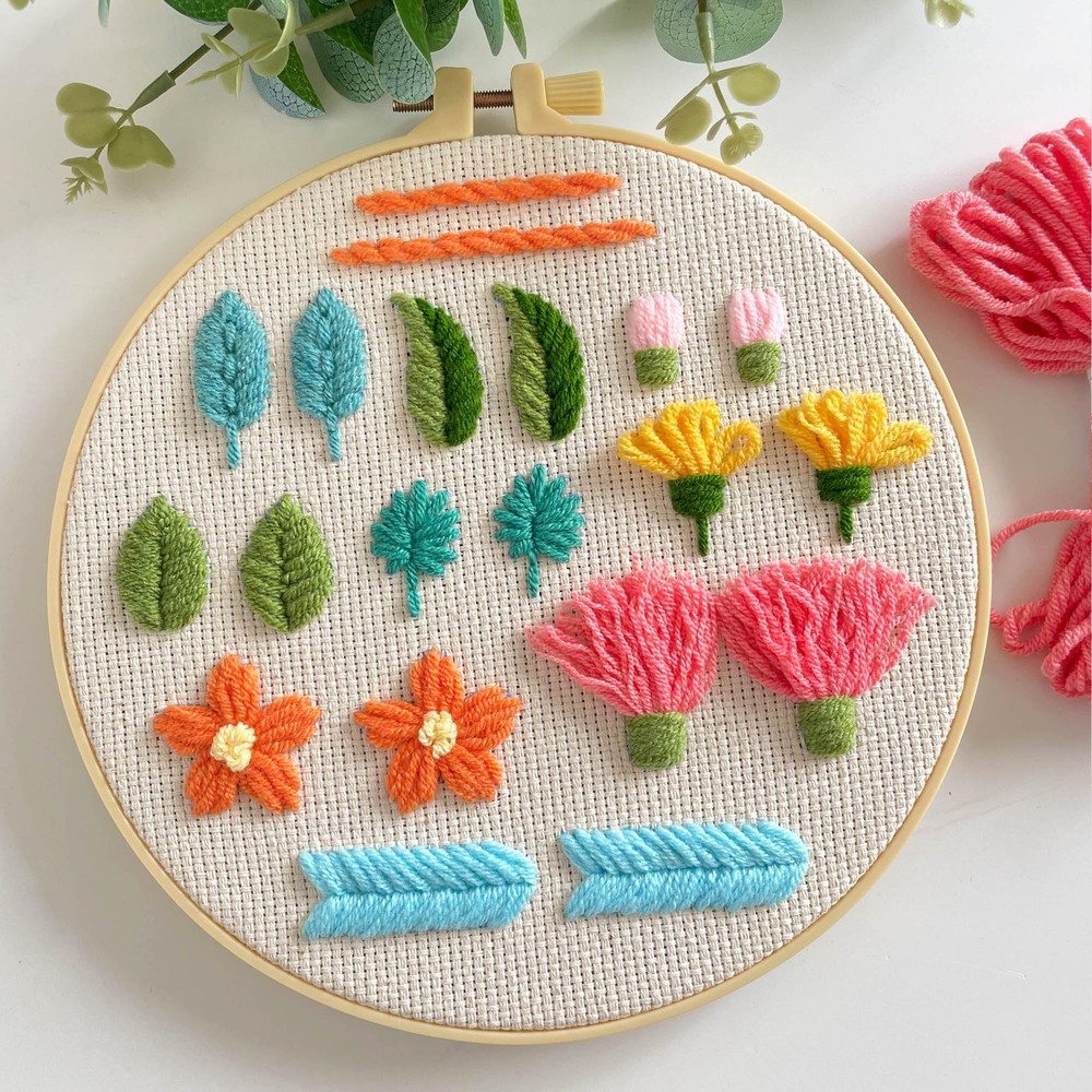 Punch nedle kit,Punch Needle Kits Adults Beginner,Learn Various Needlework Te...