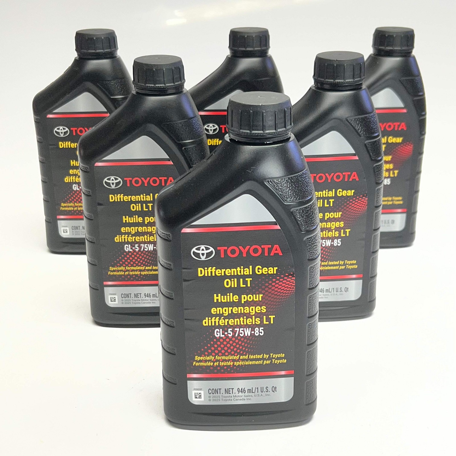 TOYOTA (6 PACK) Differential Gear Oil LT SAE 75W-85 1 qt. 128612