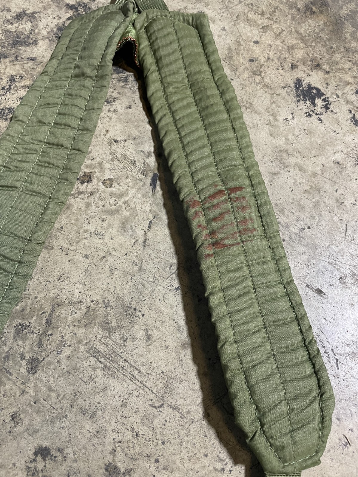 USGI Military LARGE Army Web PISTOL BELT & Army Y SUSPENDERS Set LBE ALICE VGC