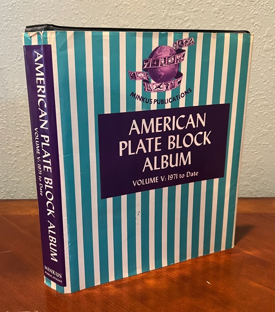 3 Ring Minkus Binder United States Plate Block for Stamp Collecting ZAYIX