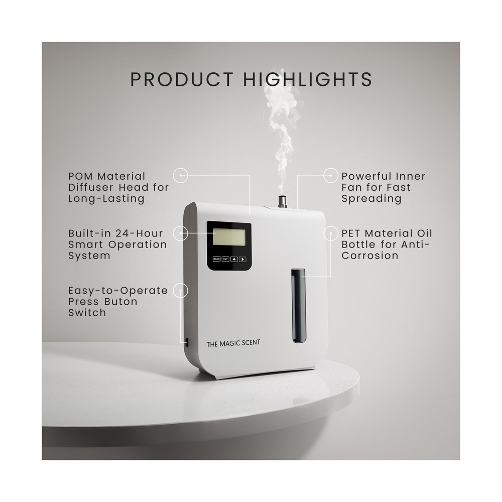 The Magic Scent Diffuser, Scent Air Machine for Home & Hotels, HVAC or Portab...