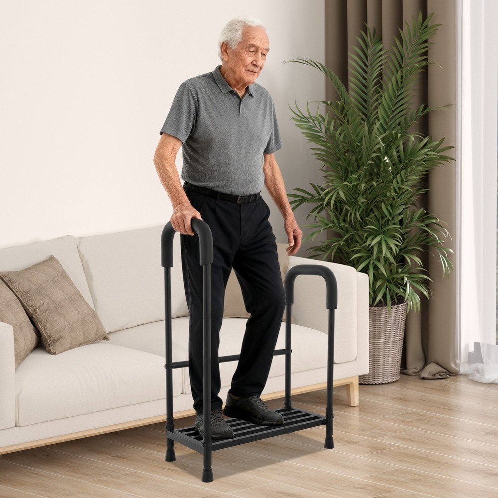 200kg Step Stool Bed Rails Step Stool Freestanding Bed Step Stool w/ Handle