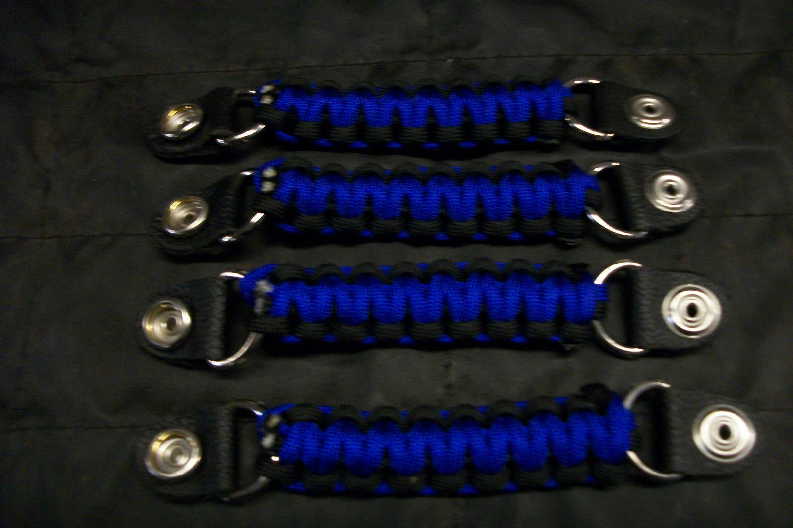 Vest extenders BLUE & BLACK para cord lightweight STRONG!!! By Stitch