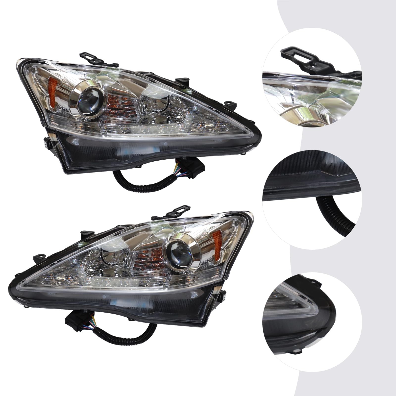 For 2006-2013 Lexus IS250 IS350 Headlight Assembly