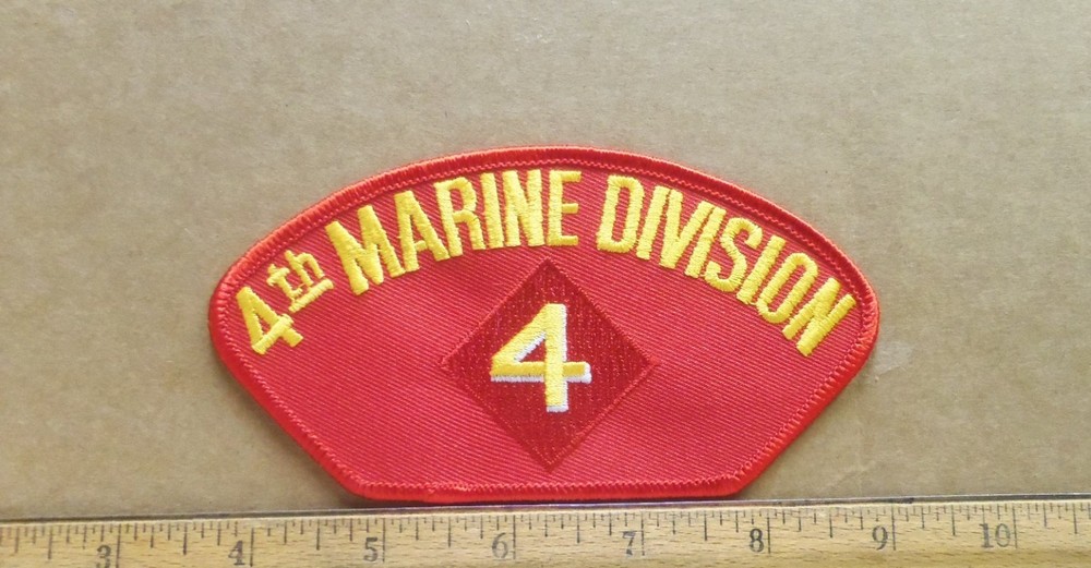 US Marine Corps - 4th Marine Division Embroidered Patch