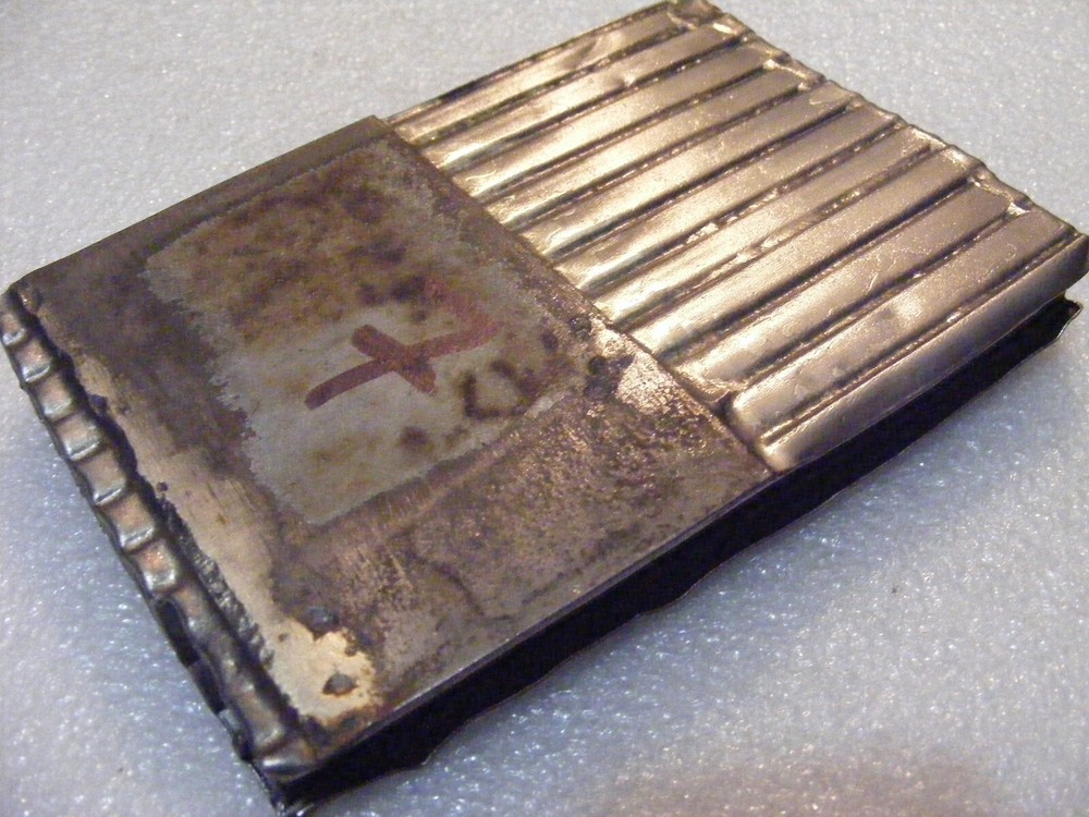 Apollo Saturn H-1 Rocket Engine Inconel Silver Alloy Flight Hardware Section 7