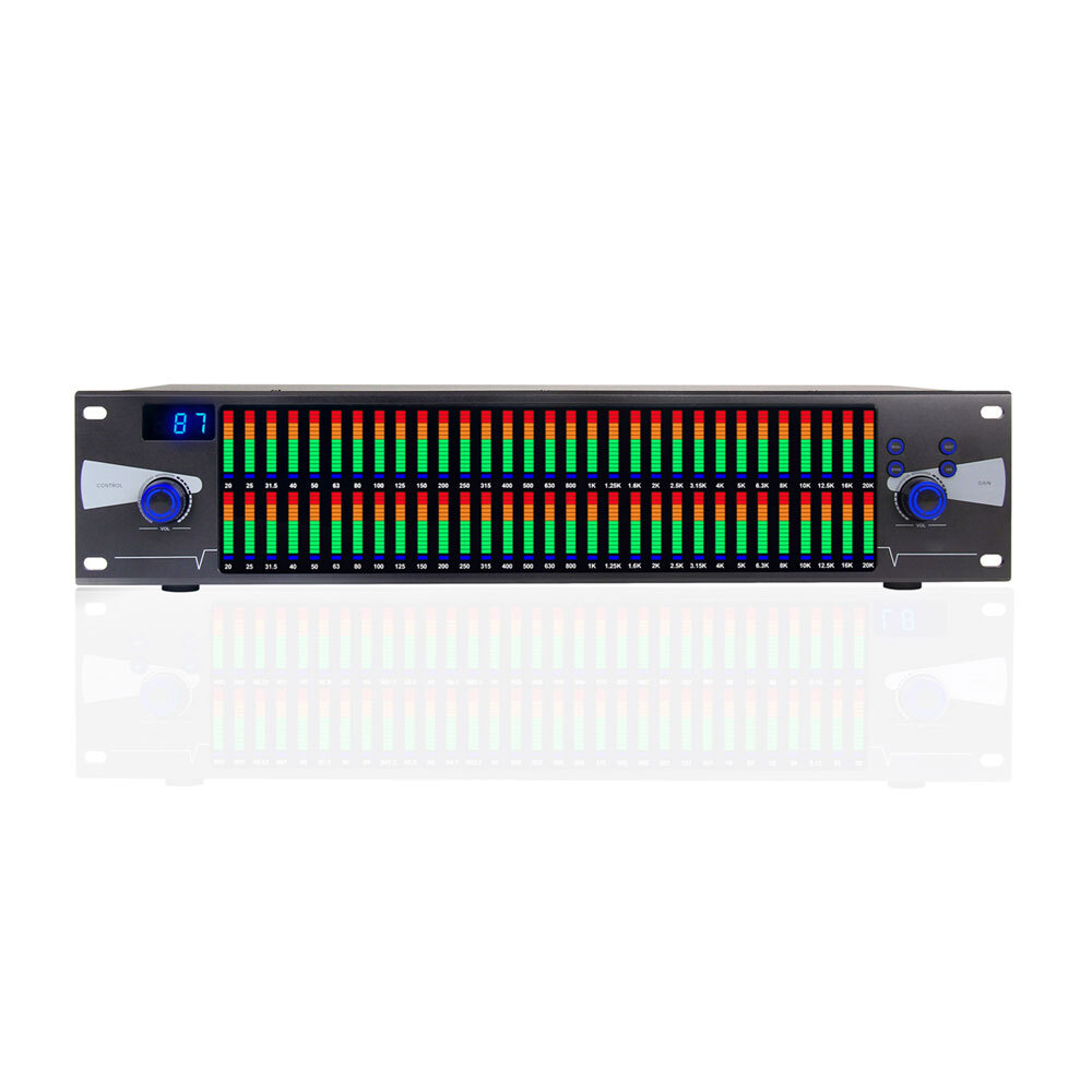 Digital Equalizer Graphic Equalizer Dual 31-Band Spectrum Display for Stage Home