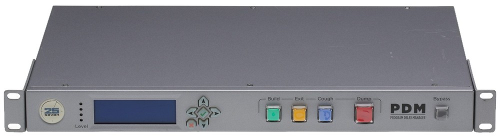 25 Seven AES Digital Audio Broadcast Profanity Program Delay Manager DUMP Button