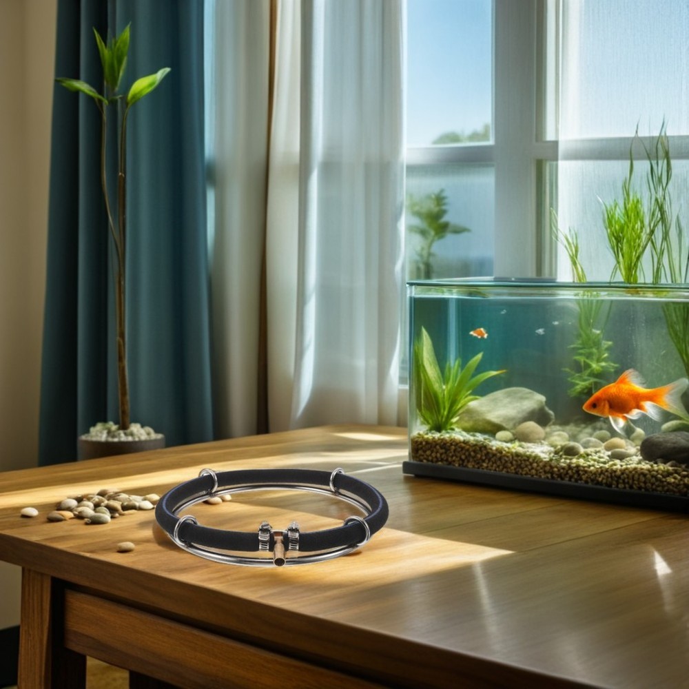 Aquarium Round Air Bubble Diffuser Ring Oxygen Bubbler for Fish Tank