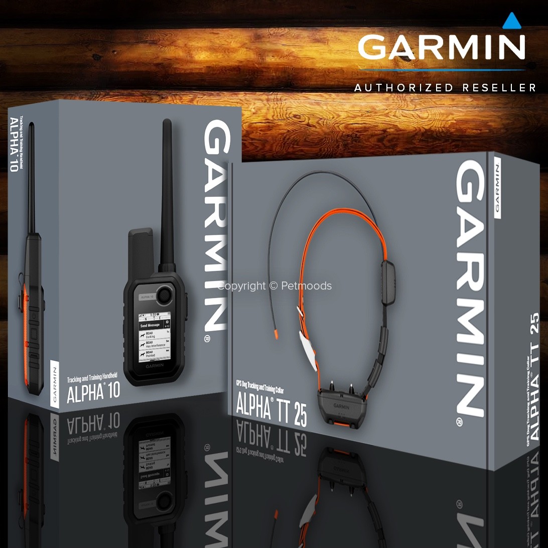 Garmin Alpha 10 Bundle TT25 Dog Device GPS Collar Tracking and Training