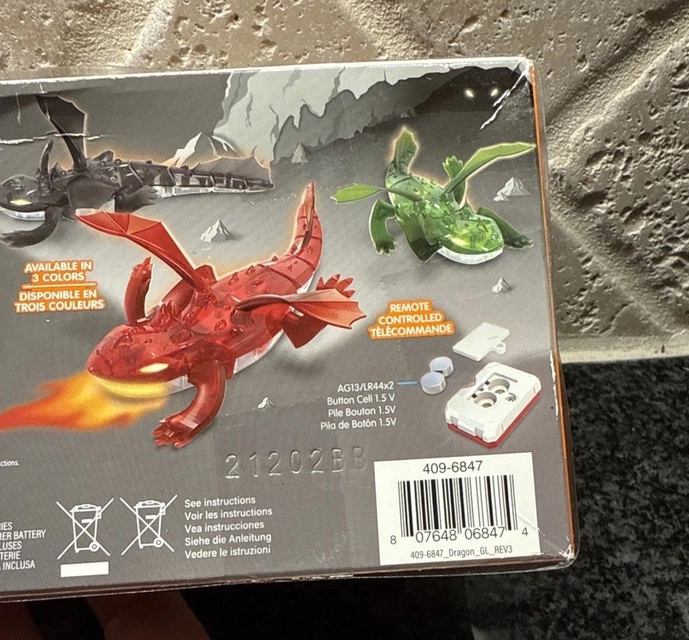 NEW FACTORY SEALED Hexbug Micro Robotic Creatures Dragon Red REMOTE CONTROL