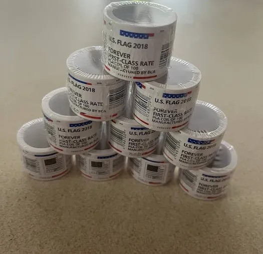 100 US Forever Stamps – Mint, Unused, Modern Postage