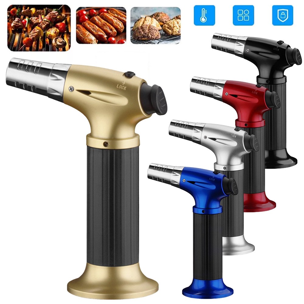 Torch Lighter Jet Gun Welding Adjustable Flame Windproof Refillable Gas Butane ~