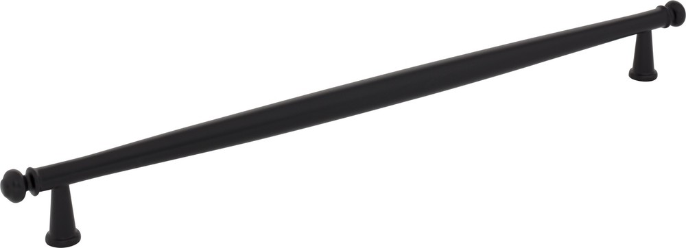 Top Knobs TK3196BLK Coddington Pull 12" (c-c) - Flat Black