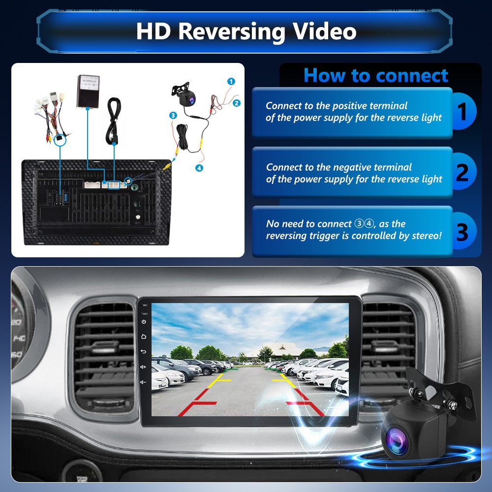 2+64GB Android 15 Car Stereo Radio GPS Navi Carplay For Dodge Charger 2011-2014