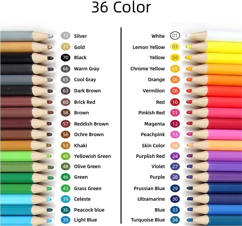Colored Mechanical Pencil 2.6mm 36pcs